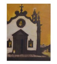 Elizabeth Mary Aslin (1923-1989) - Artist's proof - Continental church scene