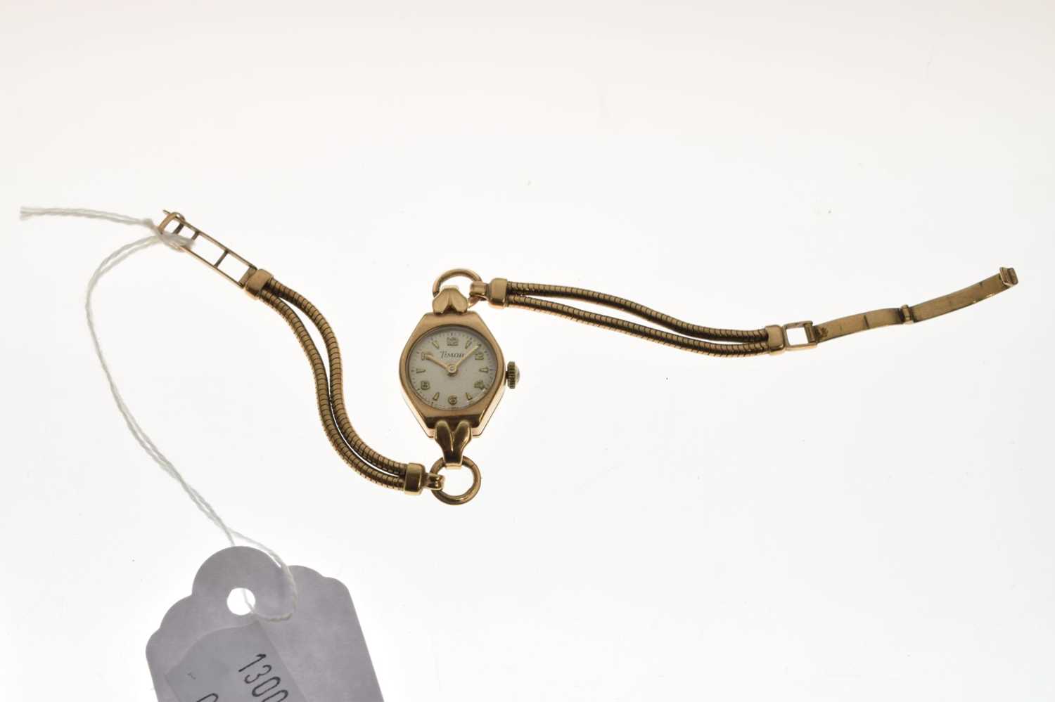 Timor - Lady's 9ct gold cocktail watch - Image 2 of 10