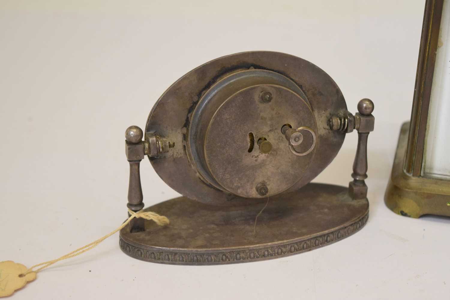 Two carriage timepieces and dressing table clock - Image 6 of 9