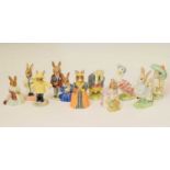 Mixed group of Beswick ‘Beatrix Potter’ and Royal `Doulton ‘Bunnykins’