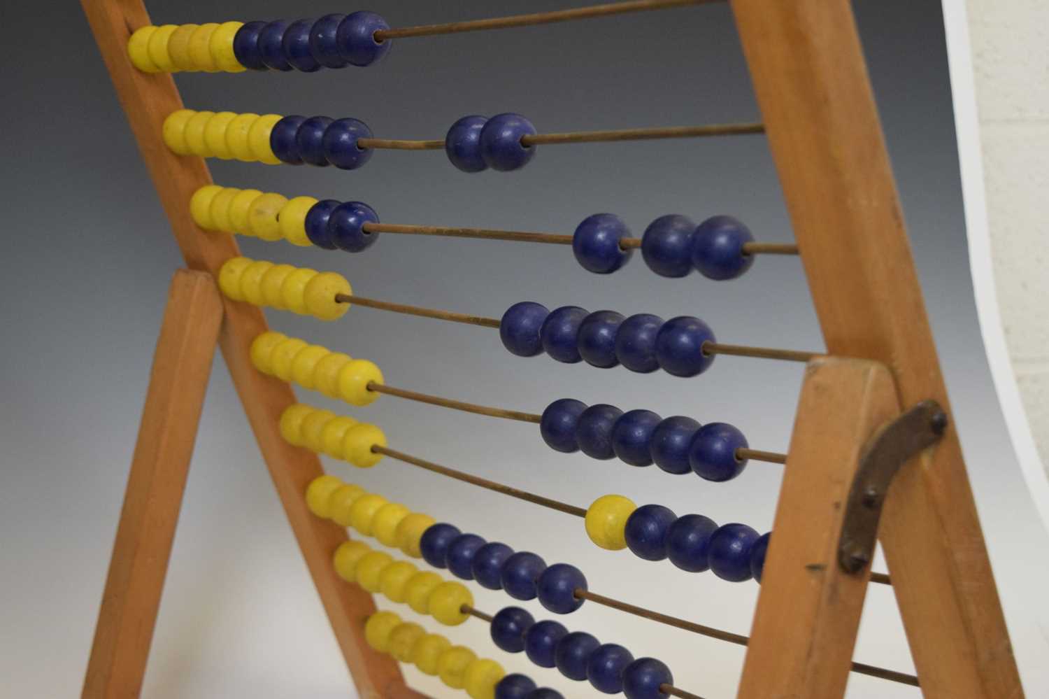 20th century large table top wooden abacus - Image 8 of 8