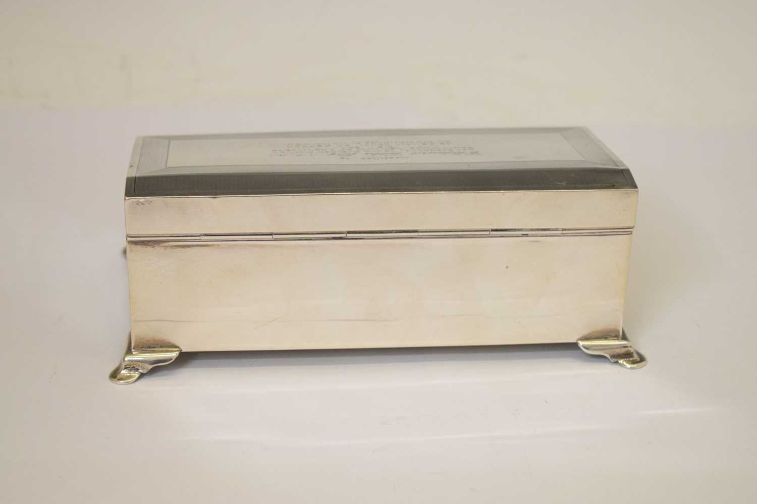 Edward VII silver tabletop box - Image 5 of 9