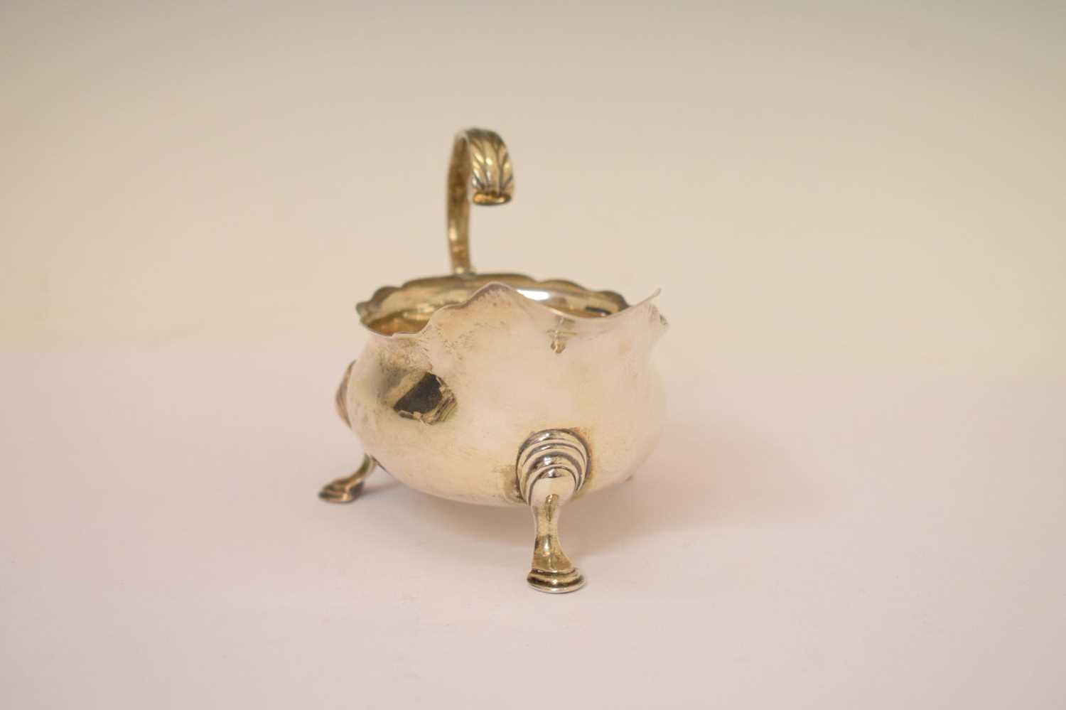 George II silver sauceboat - Image 4 of 7