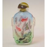 Chinese glass scent bottle