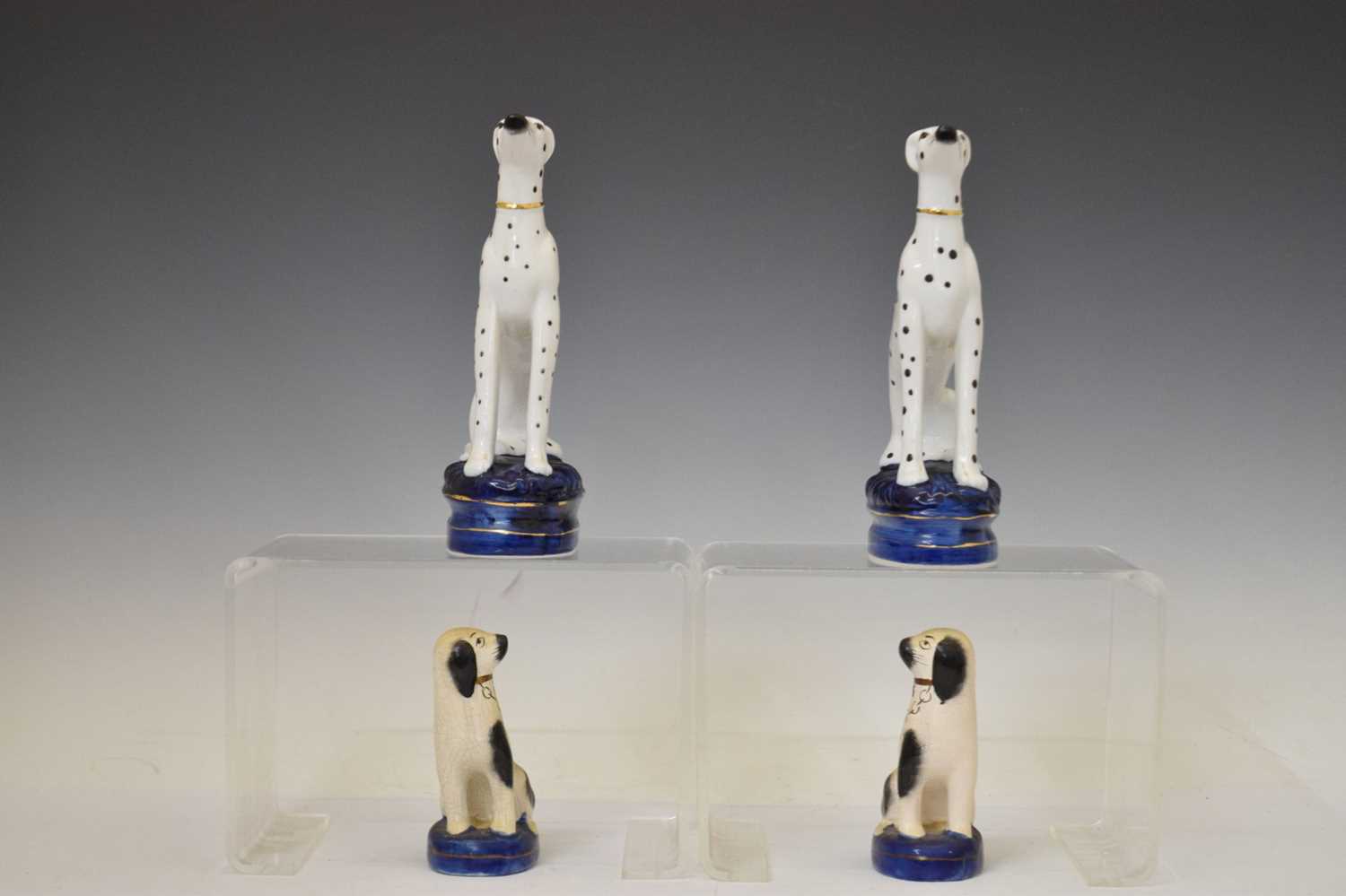 Group of assorted Staffordshire and Staffordshire-style dogs - Image 13 of 13