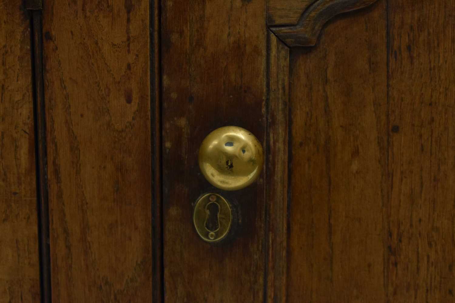 George III oak dresser and rack - Image 16 of 28