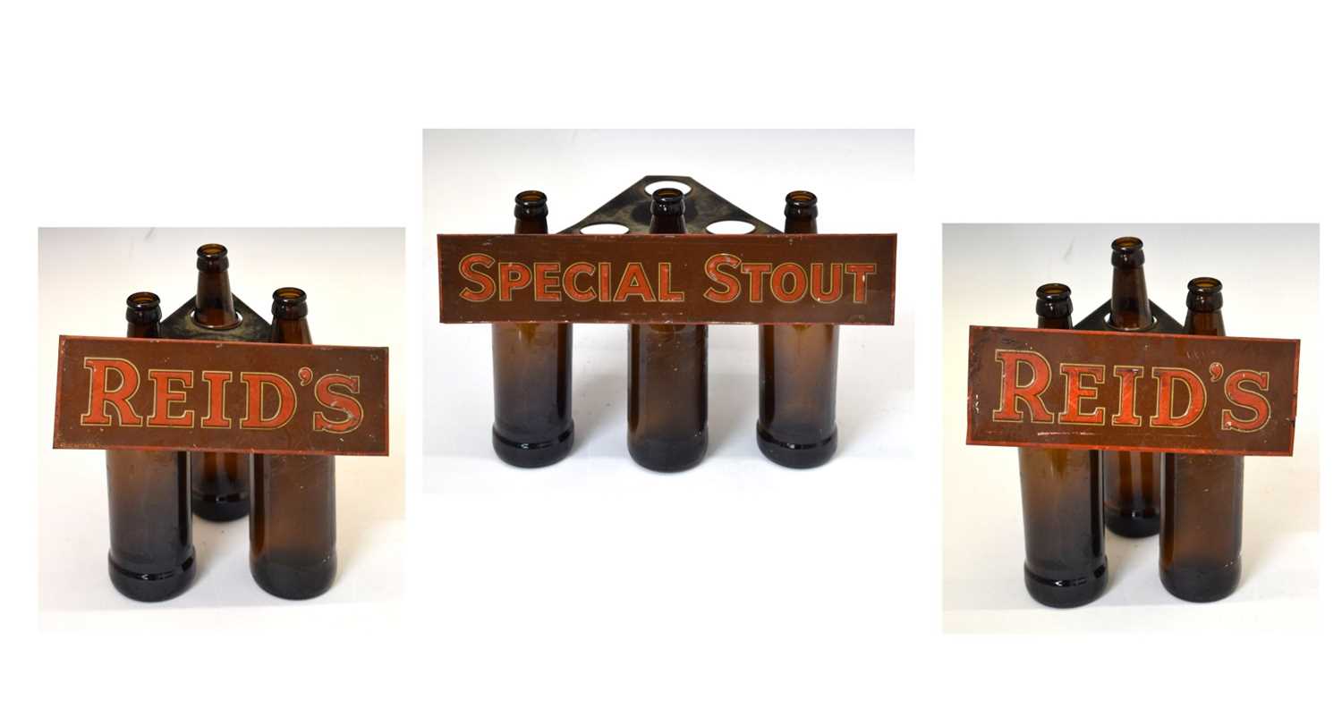 Advertising - Three early 20th century shop display stands, promoting Reid's Special Stout