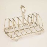 William IV silver toast rack