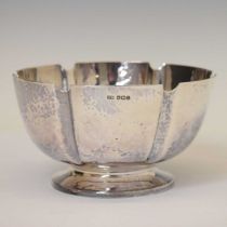 George V silver bowl