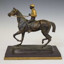 After Etienne Loiseau (1864-1889) - Reproduction gilt bronze figure of a horse
