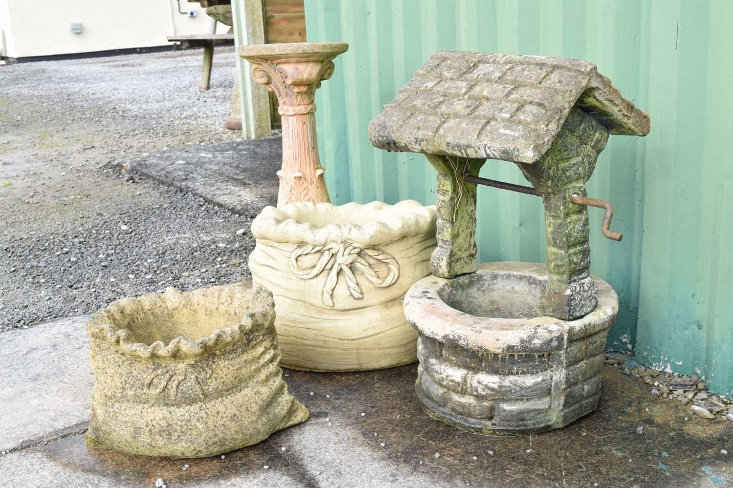 Quantity of composite stone garden planters, etc. - Image 4 of 5