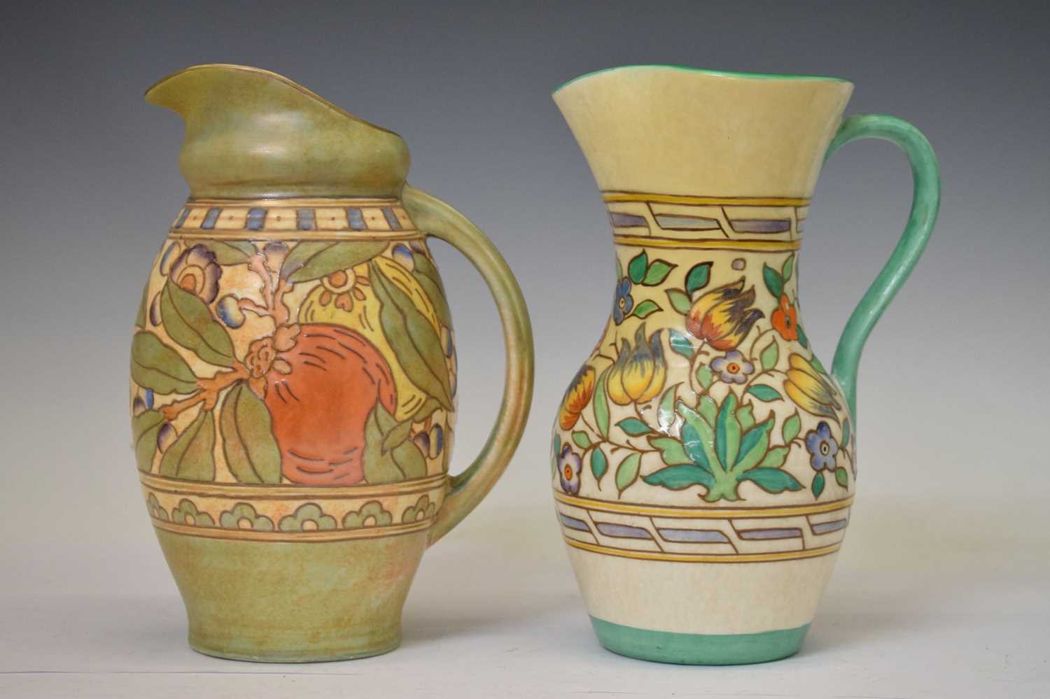 Charlotte Rhead - Crown Ducal Edward VIII coronation jug and two other jugs - Image 10 of 13