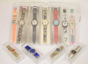 Swatch - Group of eleven wristwatches