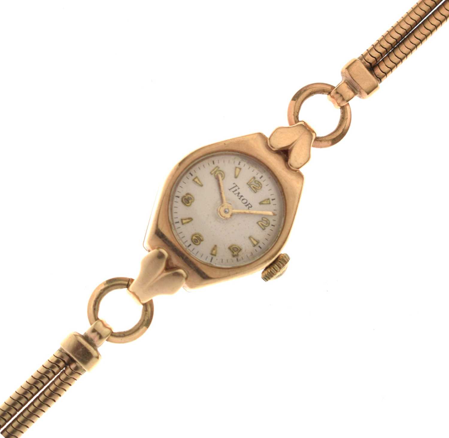 Timor - Lady's 9ct gold cocktail watch