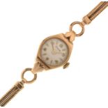 Timor - Lady's 9ct gold cocktail watch