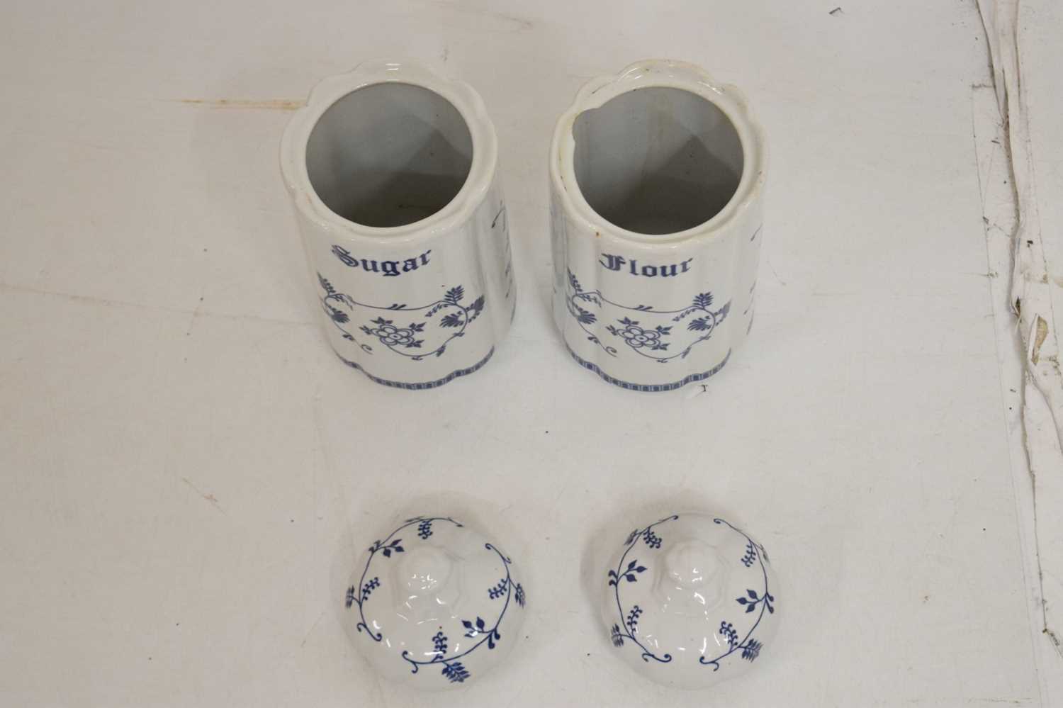 Collection of 19th century and later blue and white ceramics - Image 9 of 12