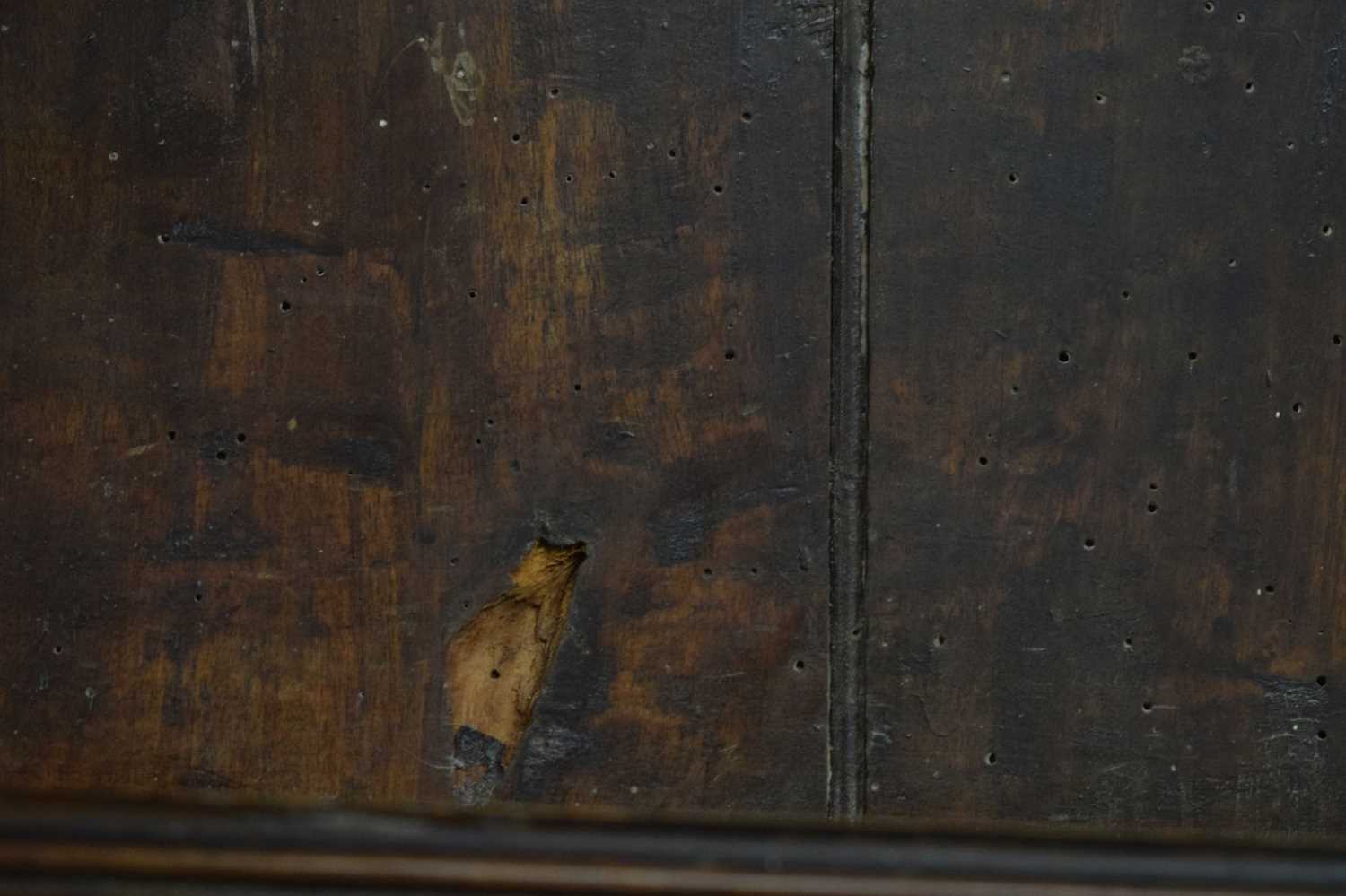 George III oak dresser and rack - Image 7 of 28