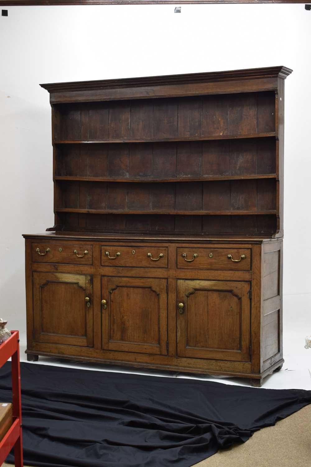 George III oak dresser and rack - Image 28 of 28