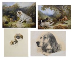 After George Armfield - Pair of chromolithographic prints and other prints