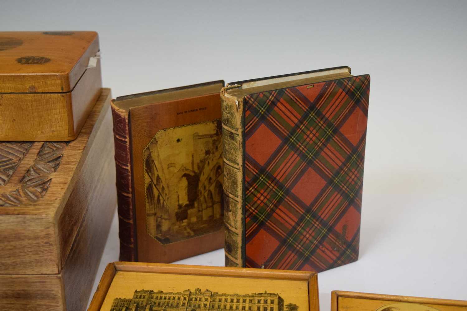 Group of Mauchline ware boxes - Image 8 of 9