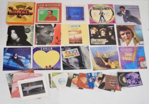 Assorted circa 1980s LP records and singles