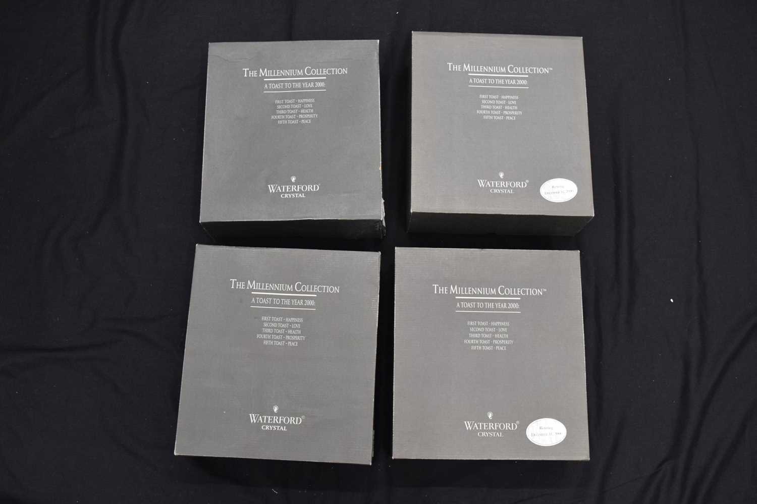 Waterford - Four boxed pairs of Millennium Collection 'Love Toasting' flutes - Image 12 of 14