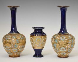 Three Doulton Slater's patent vases