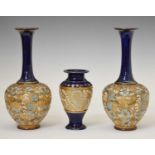 Three Doulton Slater's patent vases