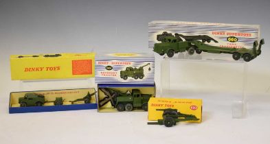 Dinky - Four boxed diecast model military vehicles