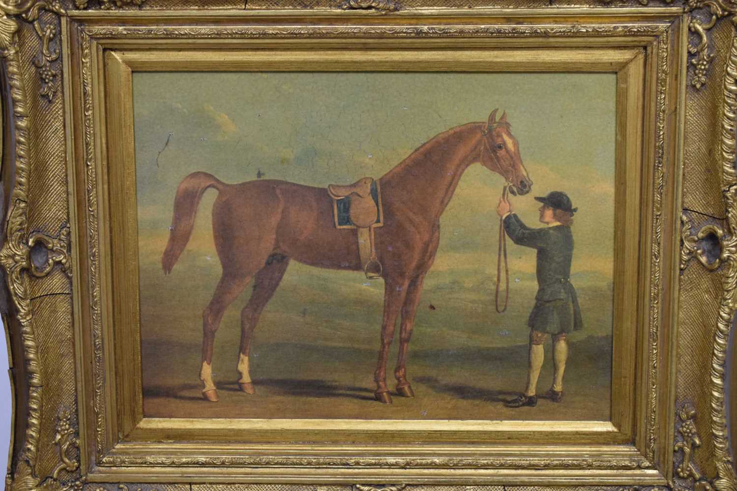 Pair of reproduction prints of horses and jockeys - Image 7 of 12