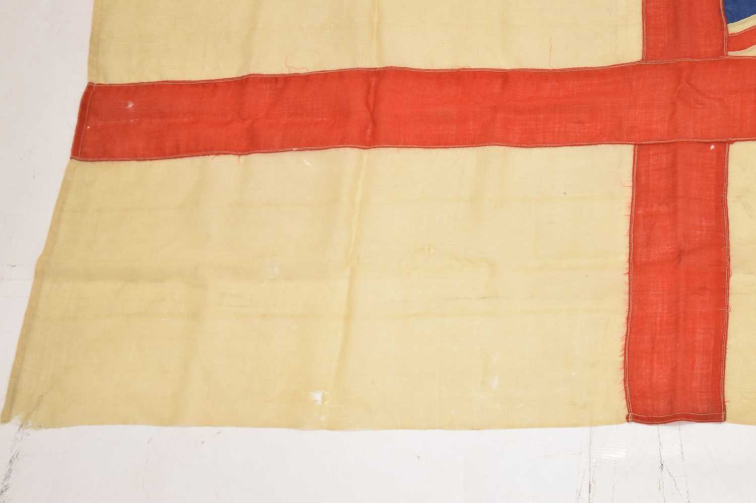 Second World War era cotton white Naval ensign - Image 10 of 10