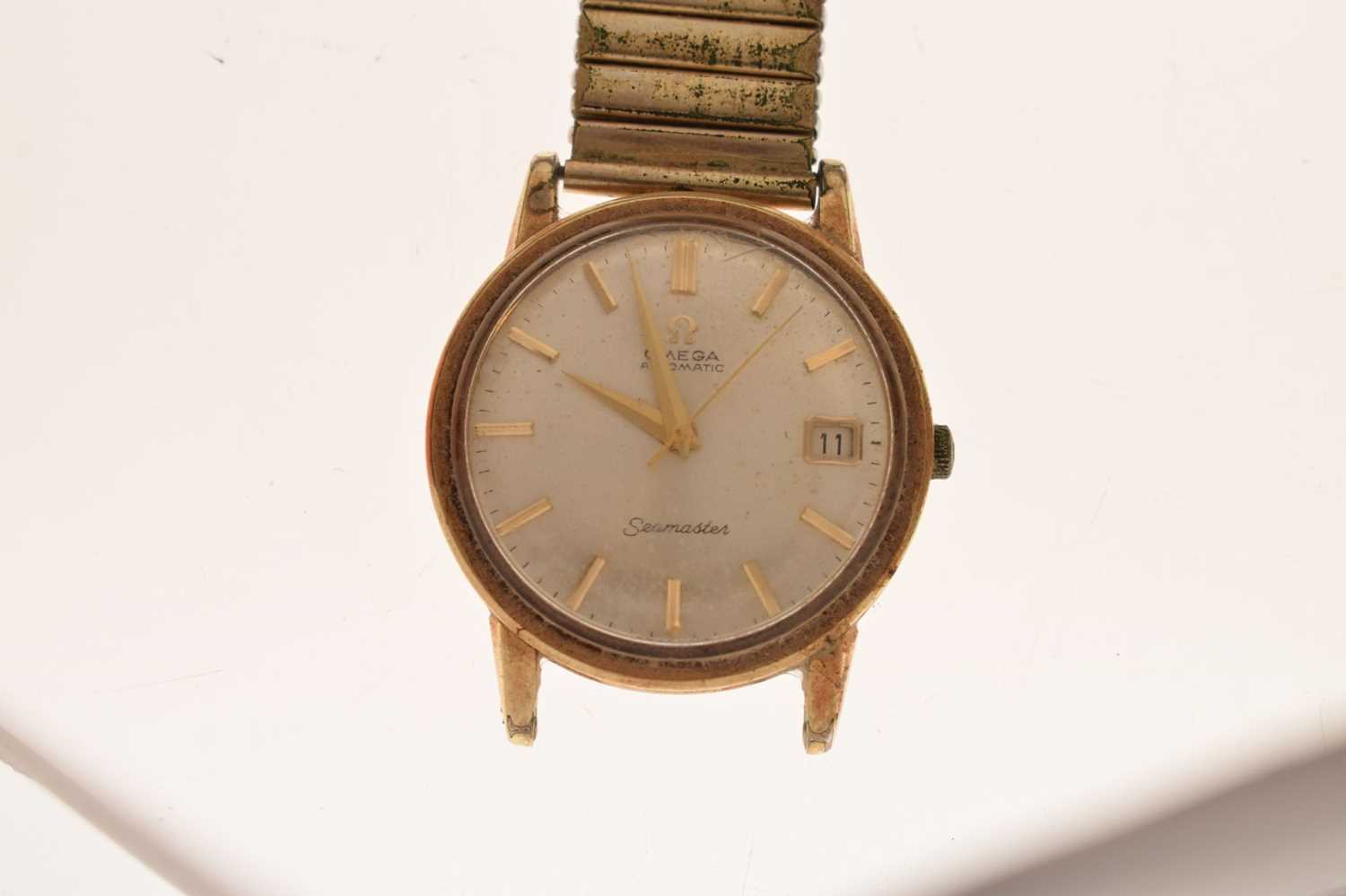 Omega - Gentleman's Seamaster gold plated bracelet watch - Image 8 of 8