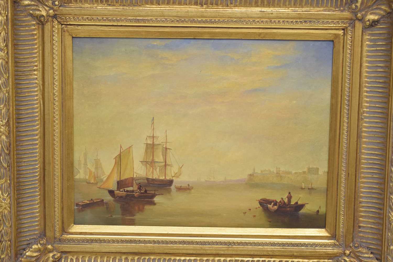 20th century Continental School - Oil on panel - Pair of maritime studies - Image 10 of 15