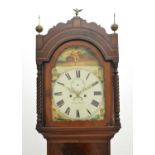 19th century mahogany-cased 8 day long case clock, G. Lane, Bristol