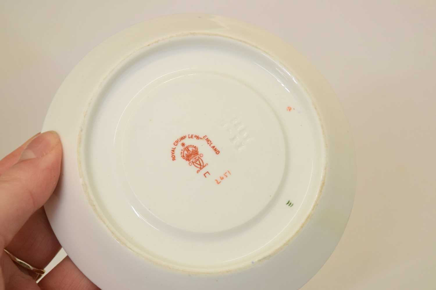 Royal Crown Derby coffee can and saucer, Copeland Spode plate - Image 8 of 9