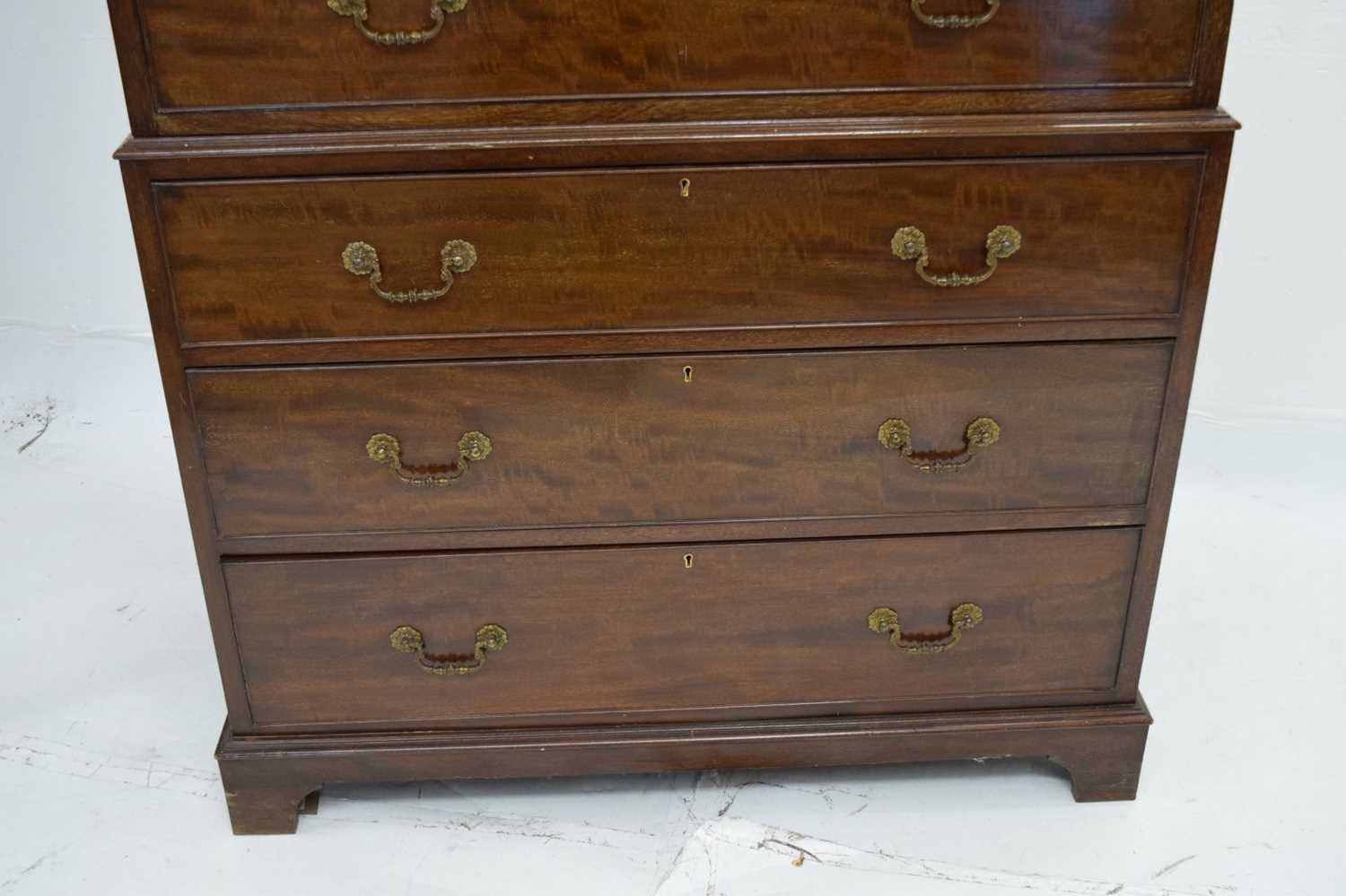 Early 20th century mahogany chest-on-chest or tallboy - Image 4 of 13