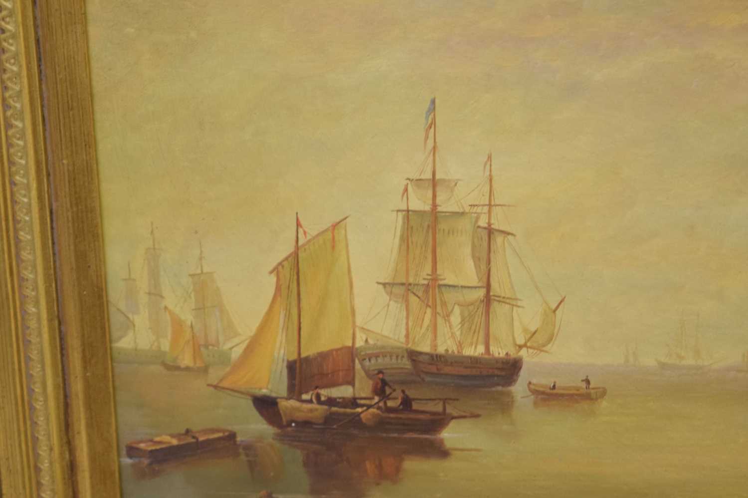 20th century Continental School - Oil on panel - Pair of maritime studies - Image 12 of 15