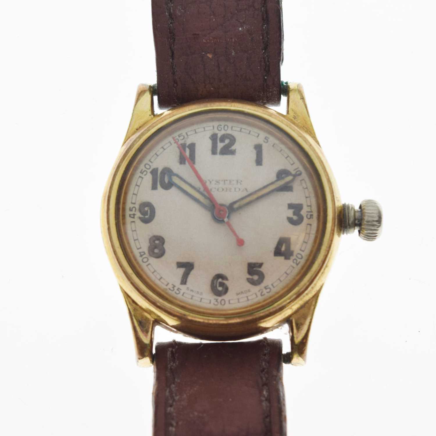 Rolex - 1940s Oyster Recorda manual wind wristwatch