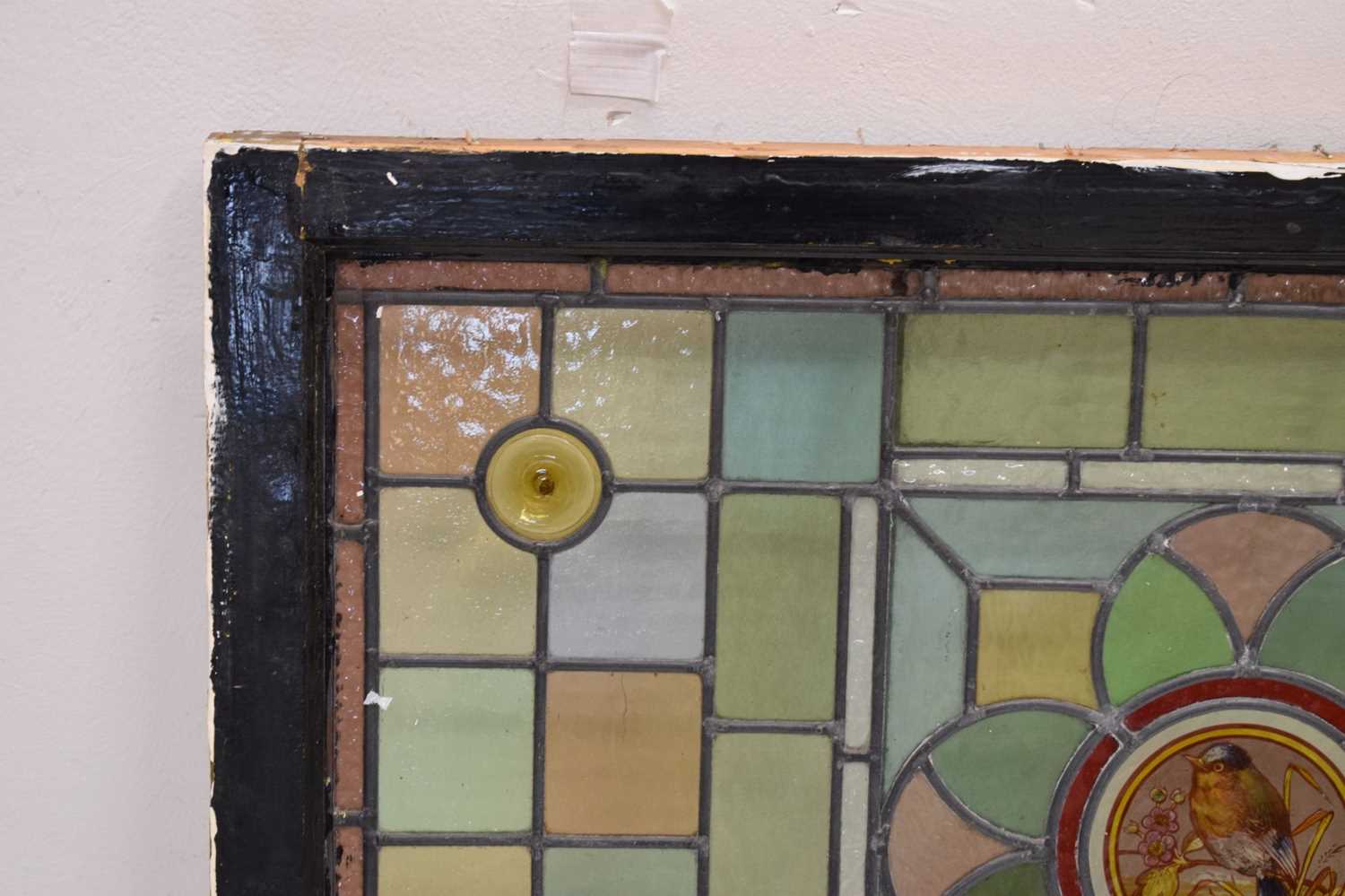 Late Victorian stained and painted glass window - Image 2 of 10