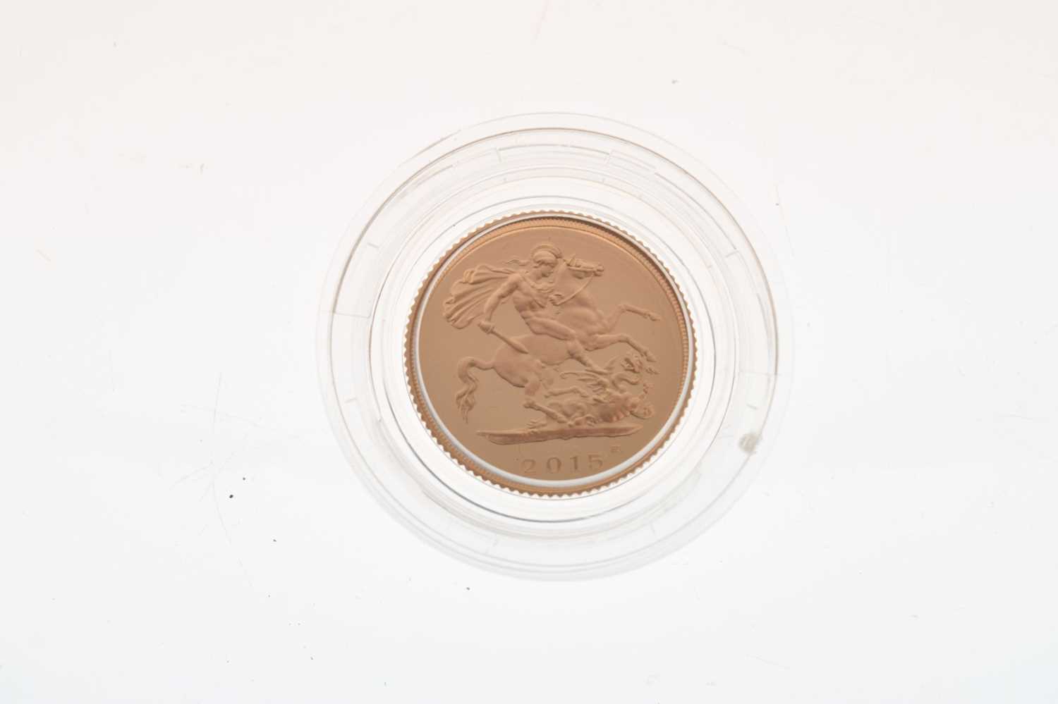 Elizabeth II gold proof half sovereign 2015 - Image 3 of 6