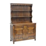 Old reproduction oak dresser