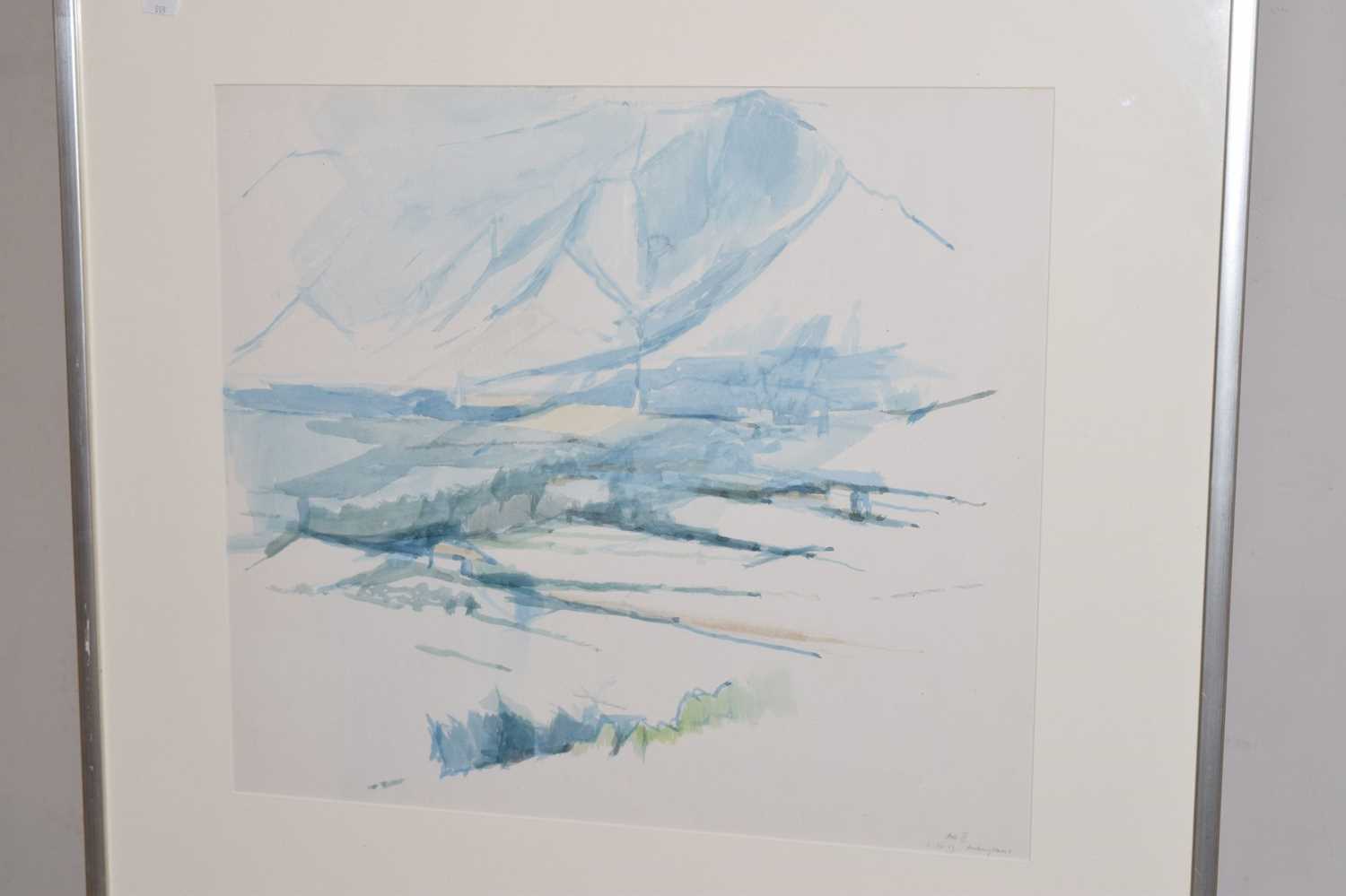 Anthony Harris (20th century) - Watercolour - 'Asolo III', 1969 - Image 2 of 9