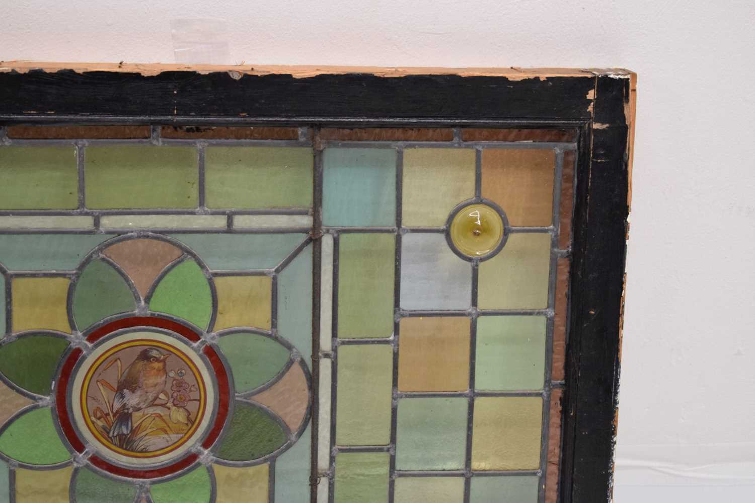 Late Victorian stained and painted glass window - Image 8 of 10