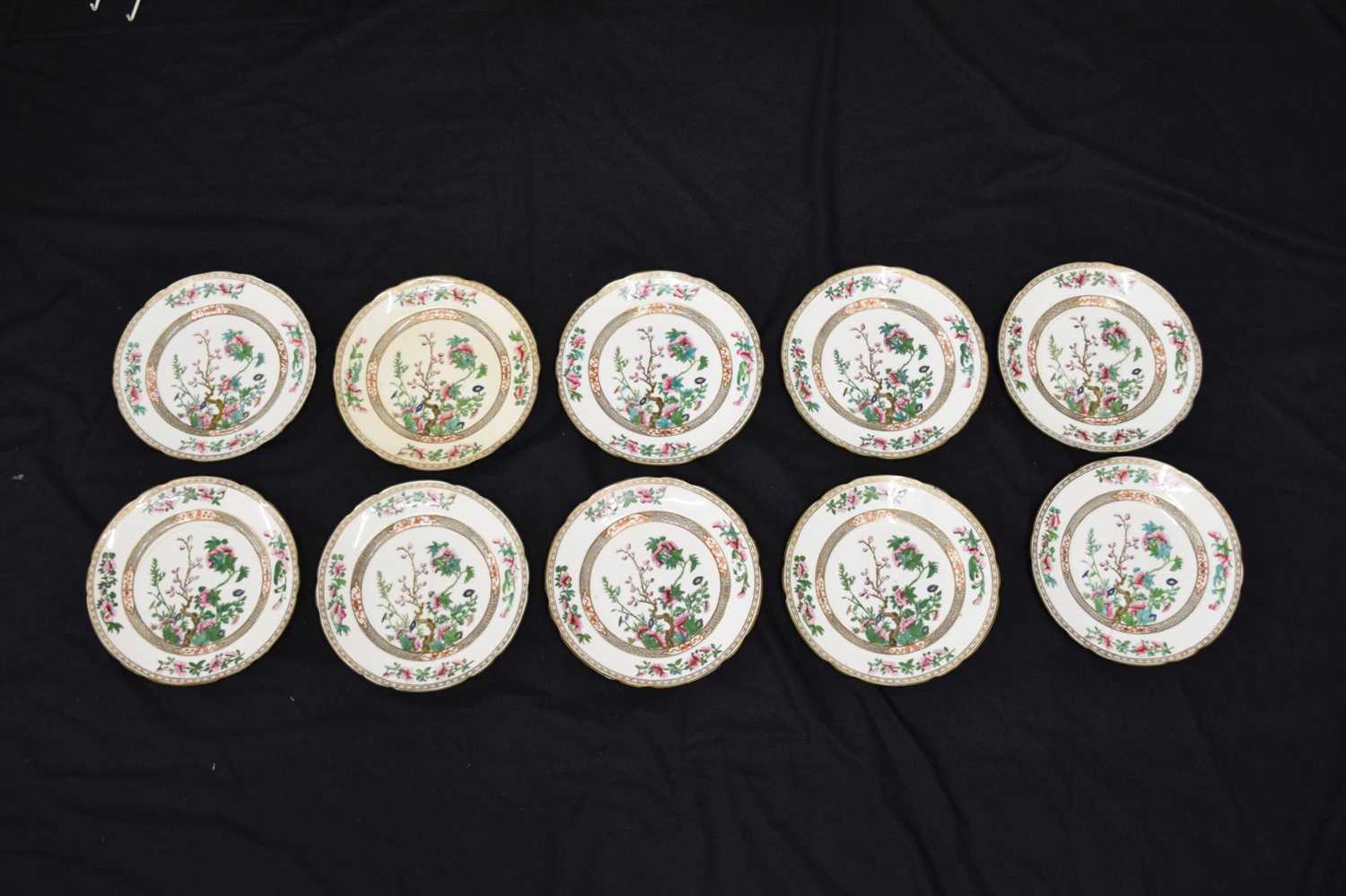 Late 19th century 'India Tree' part dinner service - Image 10 of 16