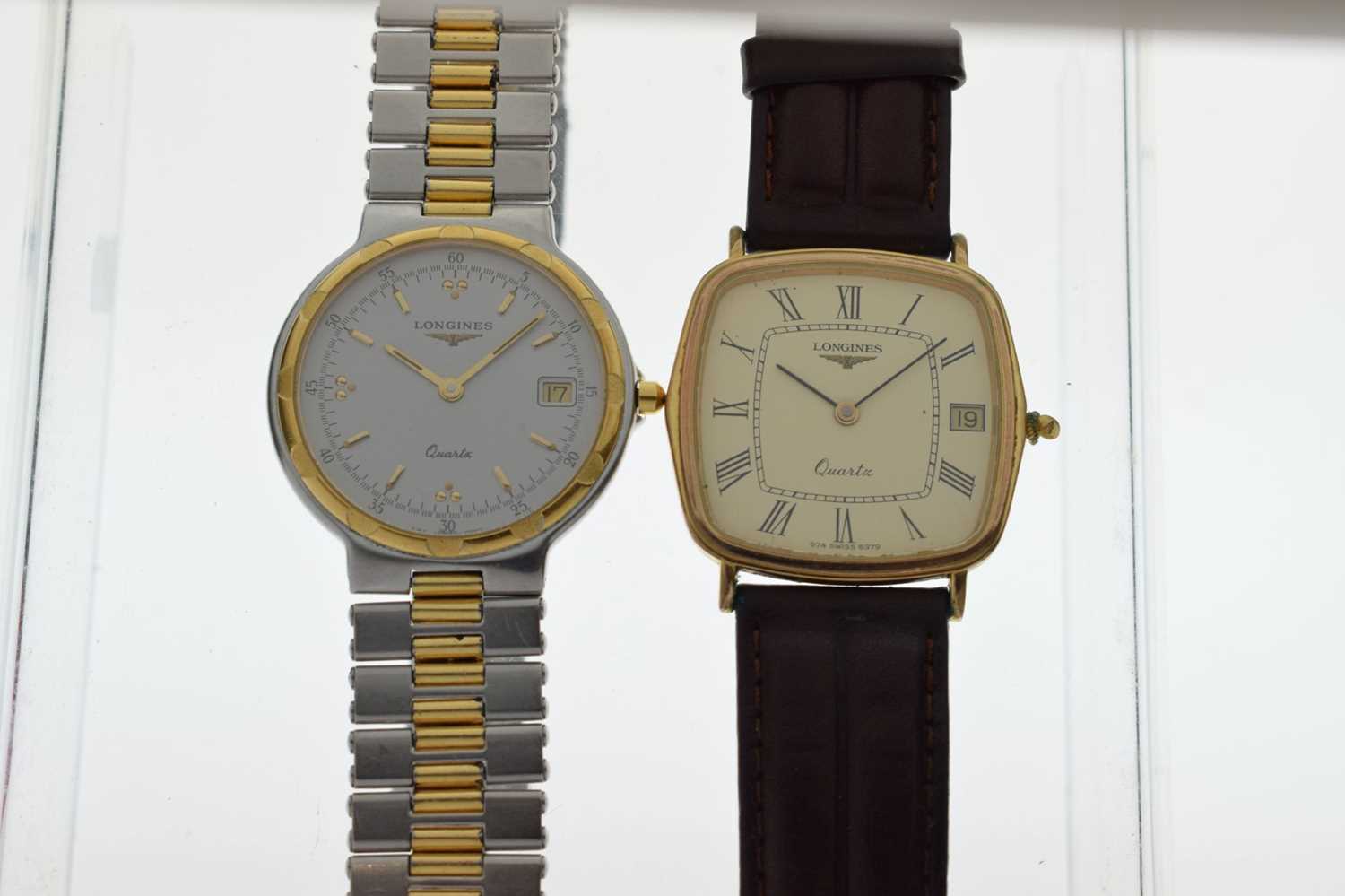 Longines - Two gentleman's quartz watches - Image 8 of 8