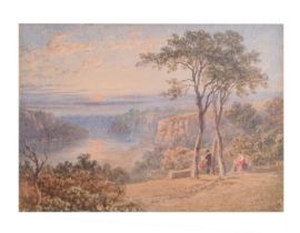 Late 19th century English school - Watercolour study - 'Bristol Gorge‘