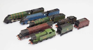 Hornby/Hornby Dublo - Group of six 00 gauge railway trainset locomotives