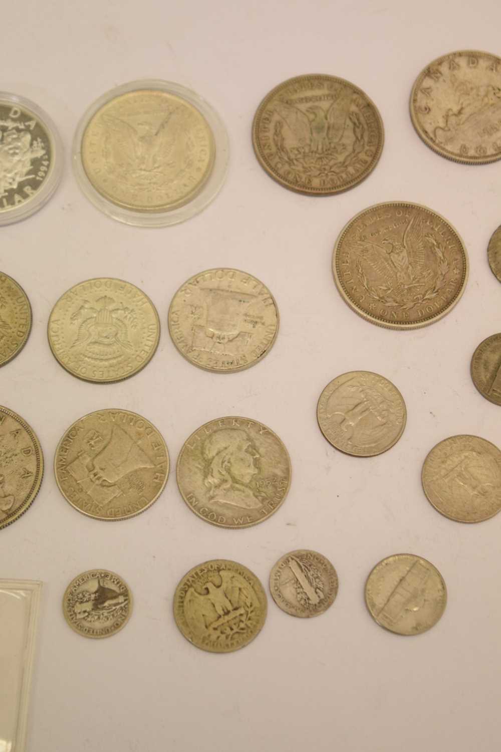 Quantity of mainly American and Canadian silver coinage - Image 4 of 5