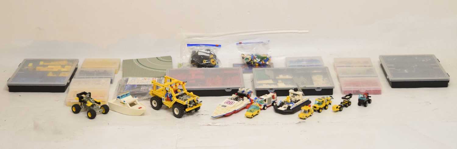 Lego - Group of built sets, instructions, mini figures, etc