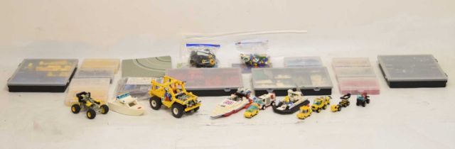 Lego - Group of built sets, instructions, mini figures, etc